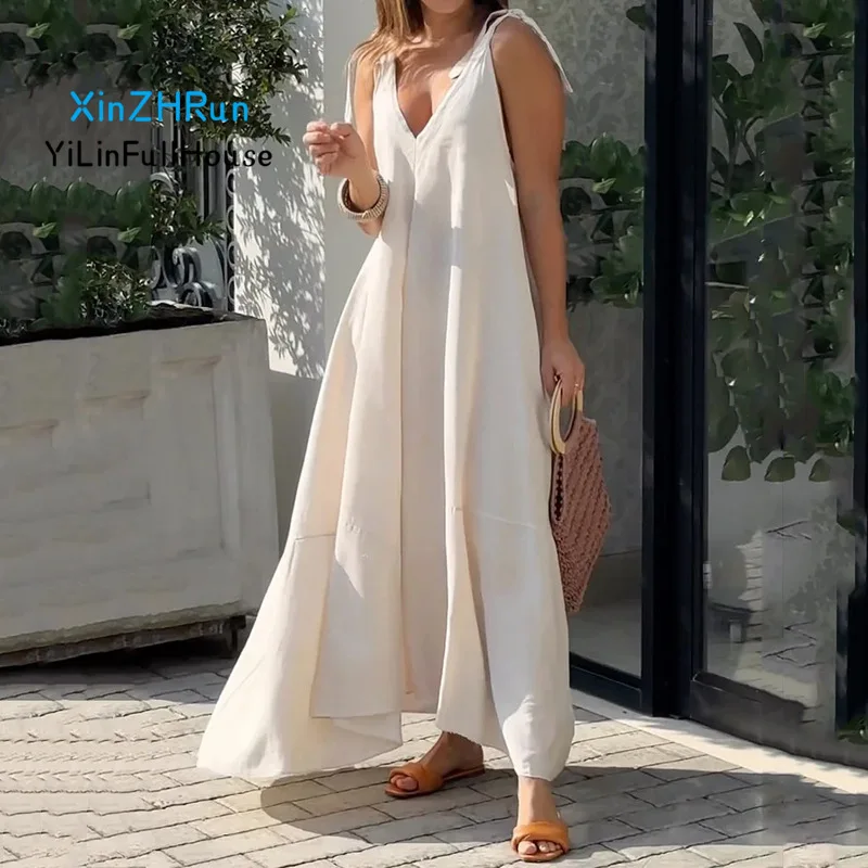 Nové dámske sexy sexy v krku na krk krk šnurovanie šnurované bez rukávov voľný voľný čas prázdninová pláž Extra veľké lemové šupky