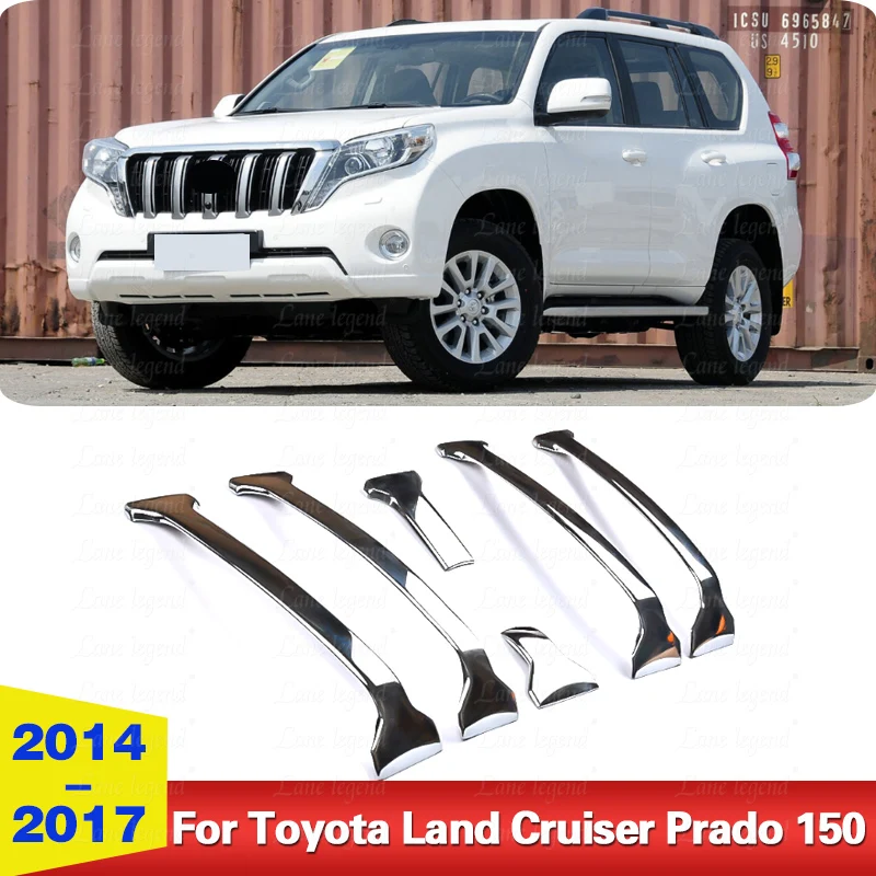 Nové exteriérové ​​príslušenstvo pre ABS pre Toyota Land Cruiser Prado 150 FJ150 2014 2015 2016 2017 Obálka mriežky prednej mriežky