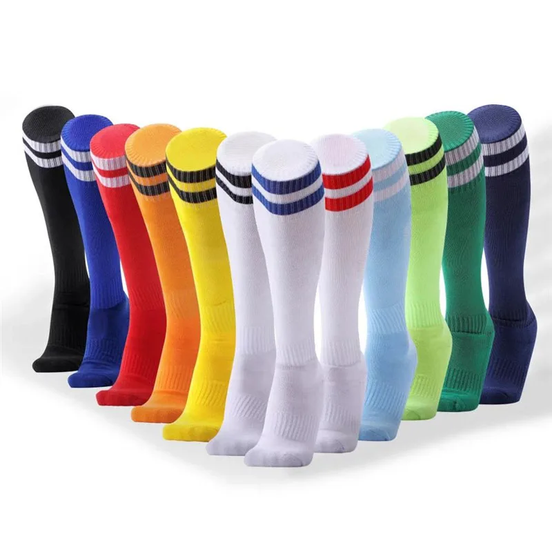 Nové futbalové ponožky NEZMLUČENÁ DLHÁ TRUBA NA KOLE PANSKÁTKY PRÍPRAVA FUTBEROVÉ SOCER SOCKS Kompresné pančuchy Outdoor Sports Gym