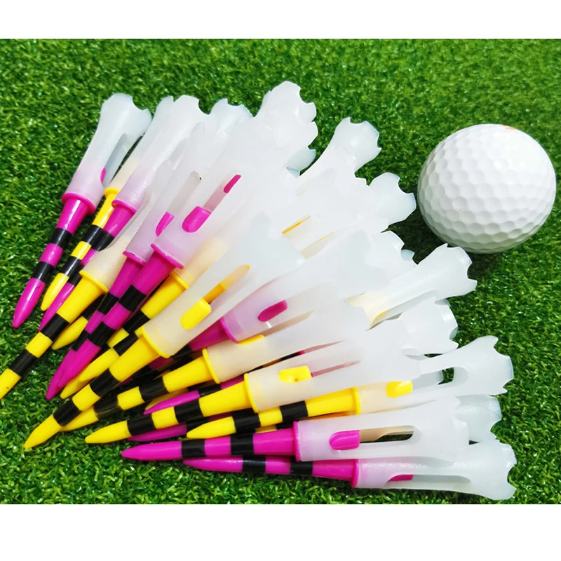 Nové golfové odpaliská plastové 3 1/4 nerozbitné prémiové golfové odpaliská Vynikajúca trvanlivosť a stabilita Vyberte medzi 50 balenia