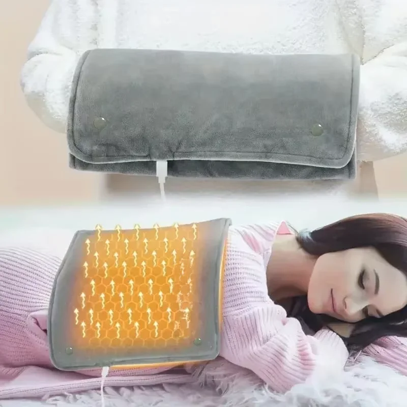 Nové grafénové rýchle zahrievanie podložky s nastaviteľnou teplotou a načasovaním USB napájanie Office a kabelky na zahrievanie domov