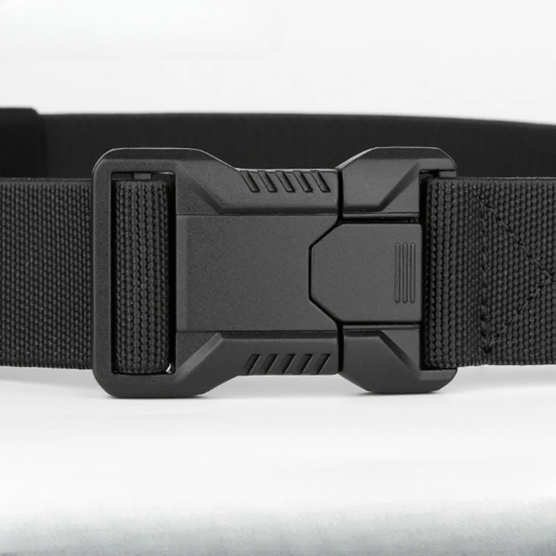 Nové hliníkové zliatiny rýchle uvoľnenie Pluggable Buckle Elastické pásy pre mužov Trvalý taktický pás kovboj outdoor armáda lov