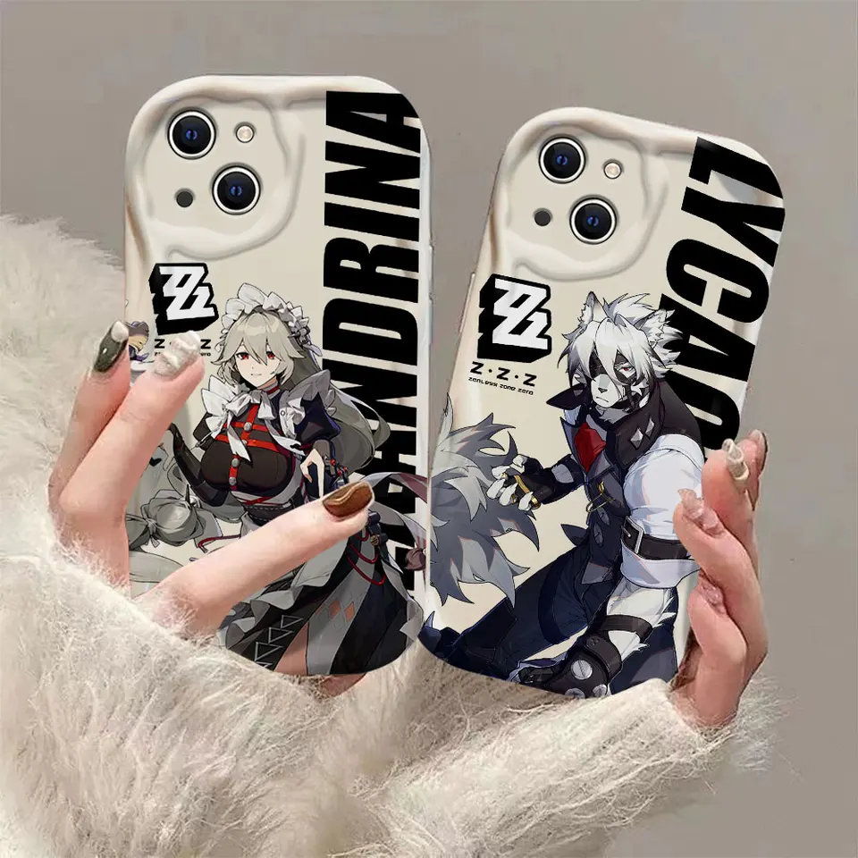 Nové horúce hry Zenless zóna nula 3D vlny puzdro pre Xiaomi Redmi 13C 12c 10 10c 9 9c A1 A2 K50 K40 POZNÁMKA 13 12 11 Pro Plus 5G Cover