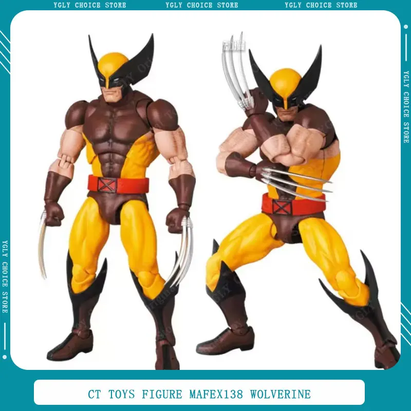 Nové hračky CT Wolverine Deadpool Figure MAFEX 138 Deadpool 3 Movie Anime akčná figúrka figurína Model Model socha vianočné darčeky hračky