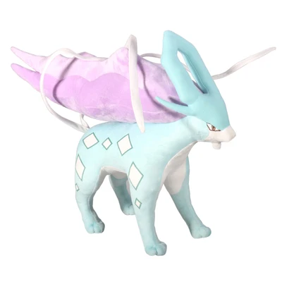 Nové Japonsko Cartoon Pokemon Characs Suicune Plush Hrace Hrace Screed Animals Doll 42 cm Detské narodeninové darčeky