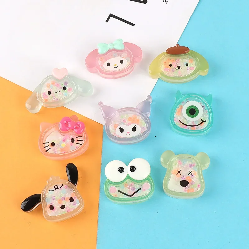Nové kawaii mini živice karikatúry zvierat diely zdobenia doplnky Flatbacks Scrapbook Material