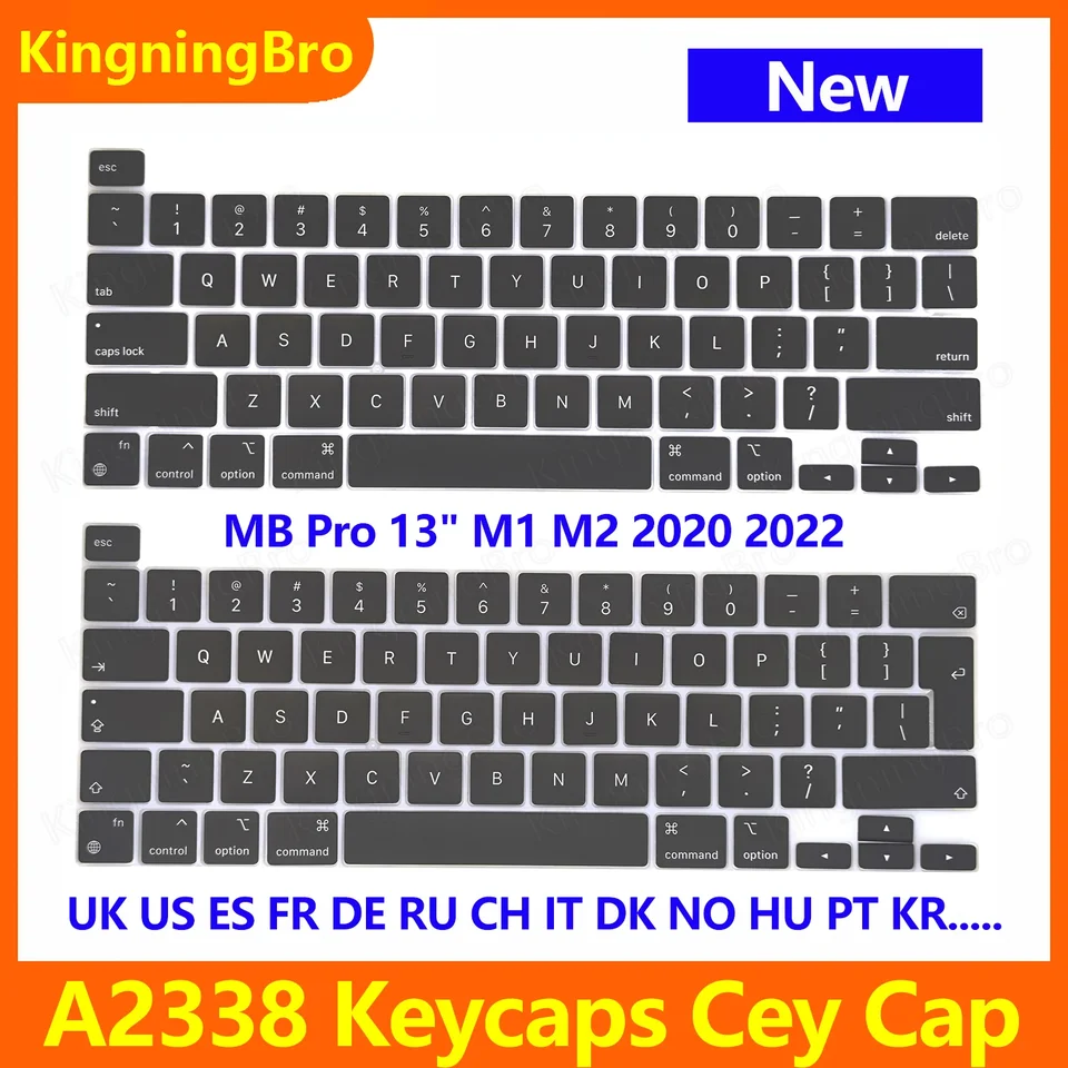 Nové klávesnice Klávesové kľúče pre MacBook Pro 13 