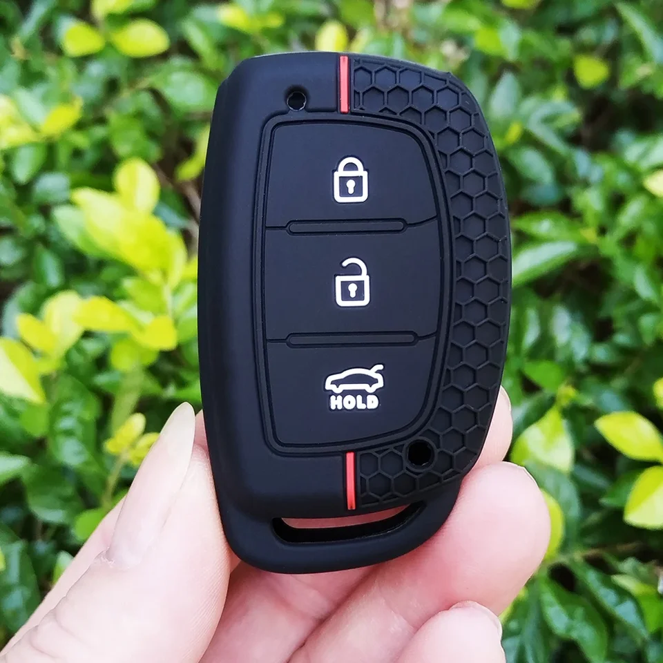 Nové krytie kľúča kľúča pre Silikone Auto pre Hyundai Creta IX35 IX45 I10 I30 I40 Tucson Santa Fe Rena Sonata Elantra Accessories