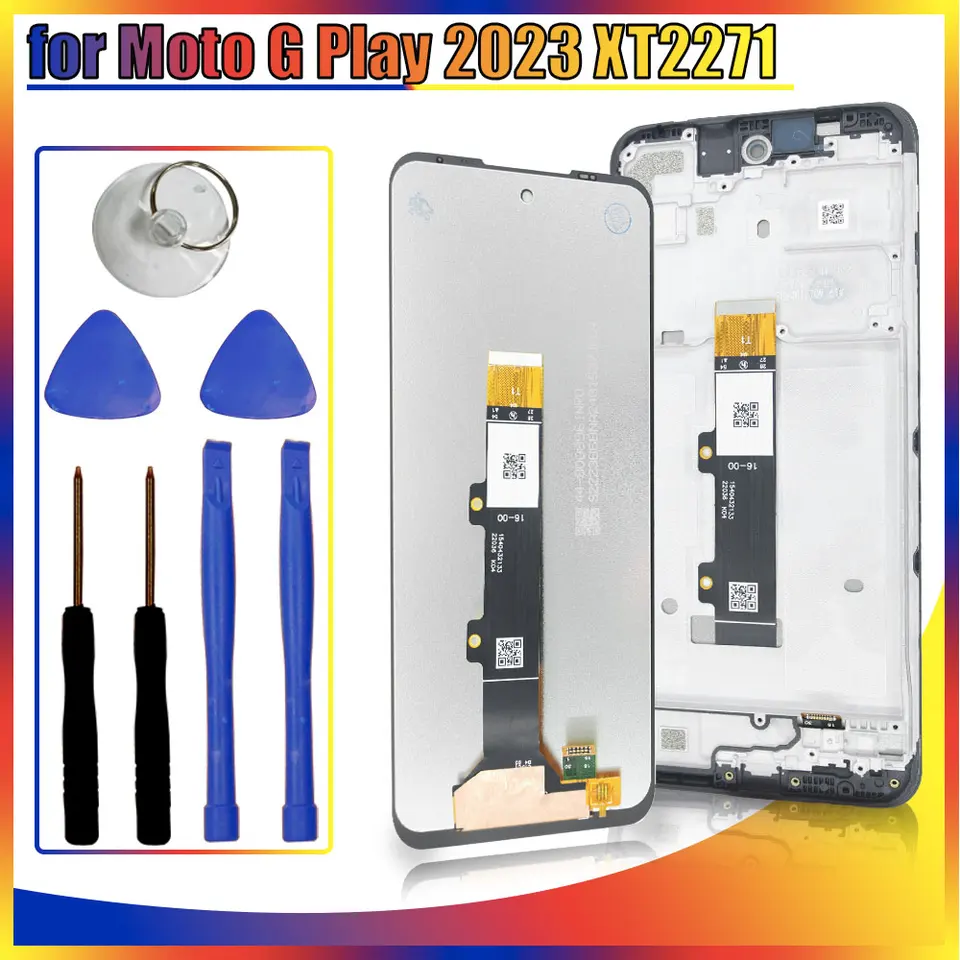 Nové LCD pre Motorola Moto G Play 2023 XT2271 LCD Display Display Digitalizátor Digitalizátora pre motocl gling 2023 XT2271-2 LCD