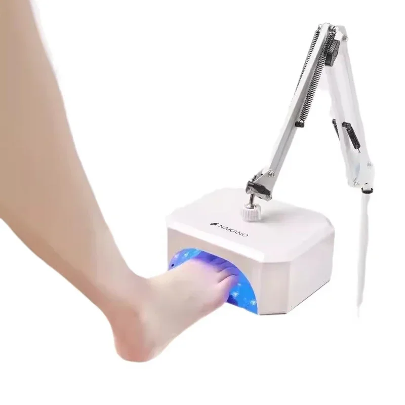 Nové LED vysoko napájané nohy UV UV vytvrdzovanie ľahká noha na nechty krása Lampa nabíjateľnú gélovú farbu suchý svetelný spínač nohy stolová lampa.
