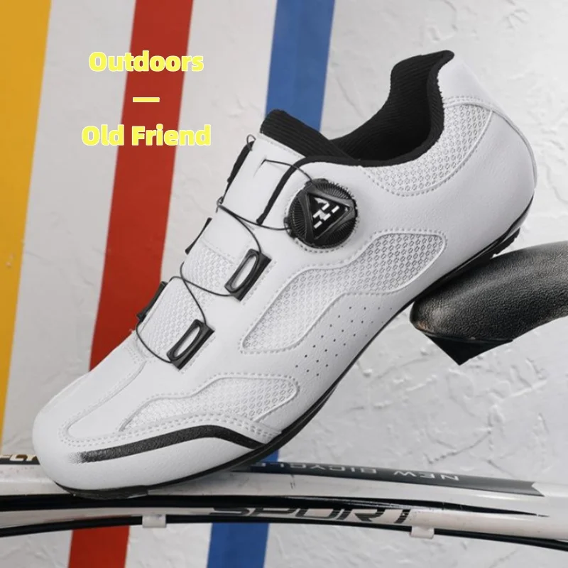 Nové letné cyklistické topánky Men Športové cestné topánky Speed ​​tenisky Race Racing Flat Women Cleats Bicycle Boots Mountain SPD obuv