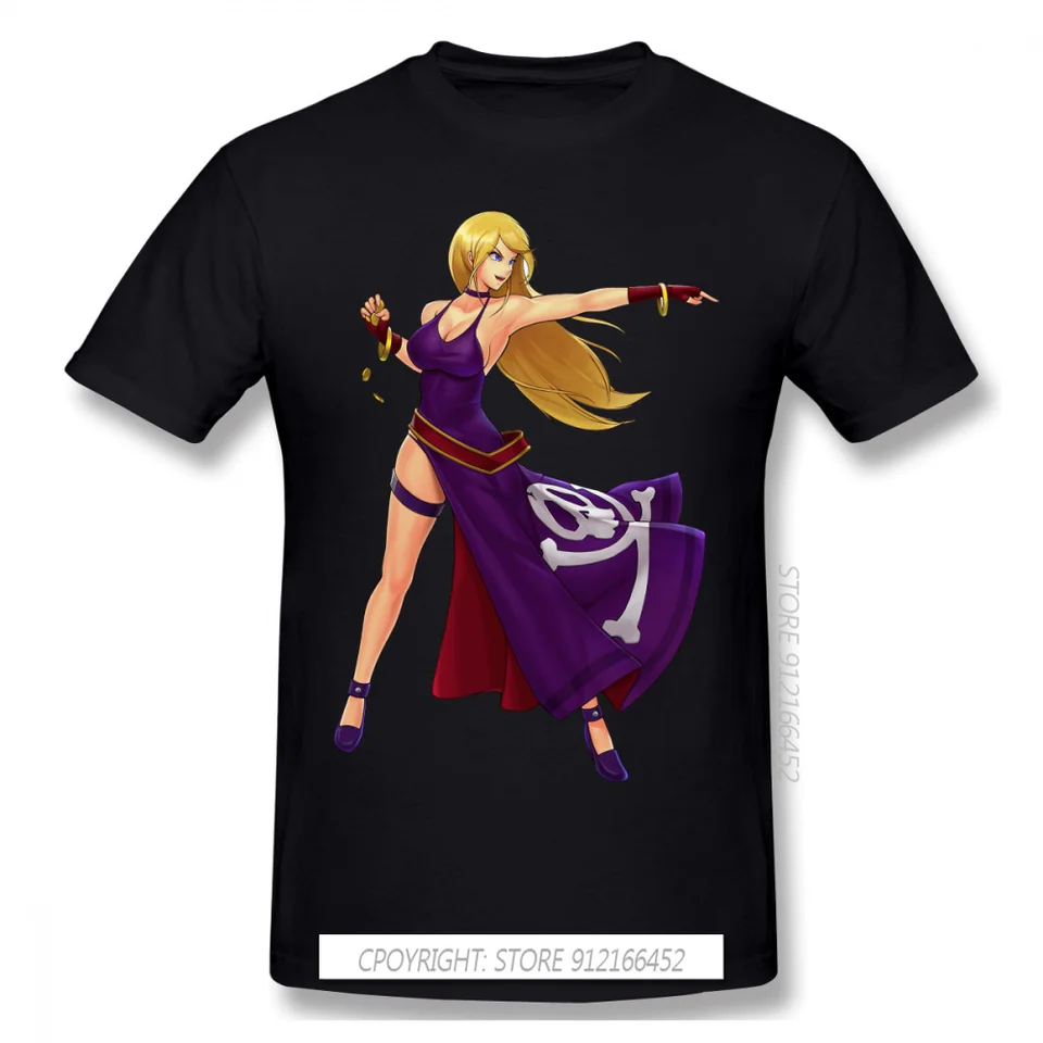 Nové letné tričká Jenet Tričká Cotton King of Fighters Rugal Bernstein Terry Bogard Fighting Games Ofertas Men Tshirt