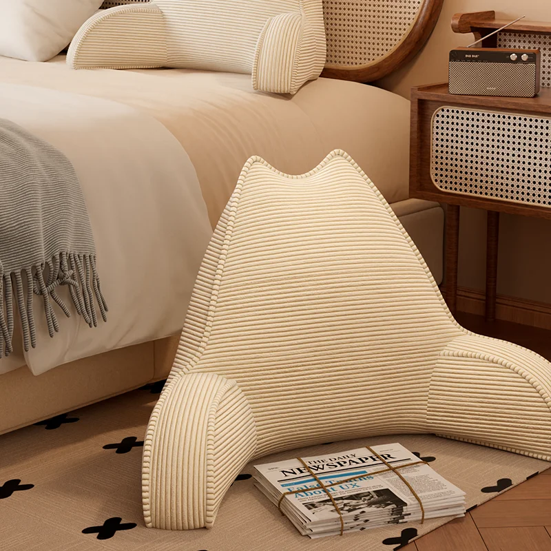 Nové ležadlá TV čítanie Lumbar Cushion Bed Bed Trojuholník vankúši