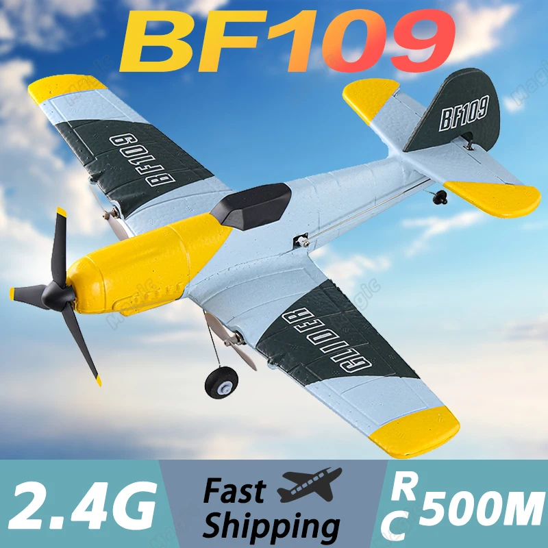 Nové lietadlo BF109 RC 2,4 GH 4CH 150 mm krídla 3 osi ONE KĽÚČOVÝ KLYT U-TURN AEROBATICKÝCH SYSTÉMOV XPilot SYSTÉM EPP MINI DRON HOLY