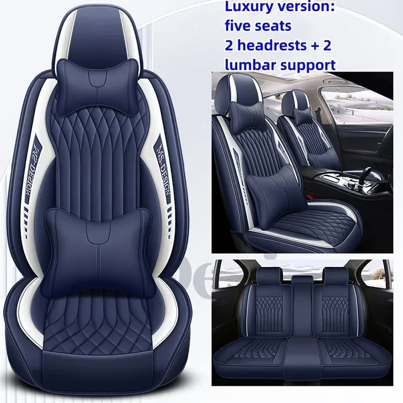 Nové luxusné pokrytie autosedačiek pre autosedačky pre Toyota Corolla Camry RAV4 C-HR Yaris Prius Highlander Land Cruiser Car Auto