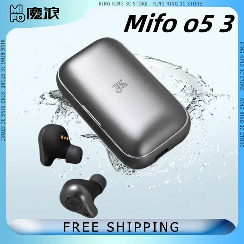 NOVÉ MIFO O5 3 Bezdrôtové slúchadlá v redukcii hluku uší Bluetooth uchy