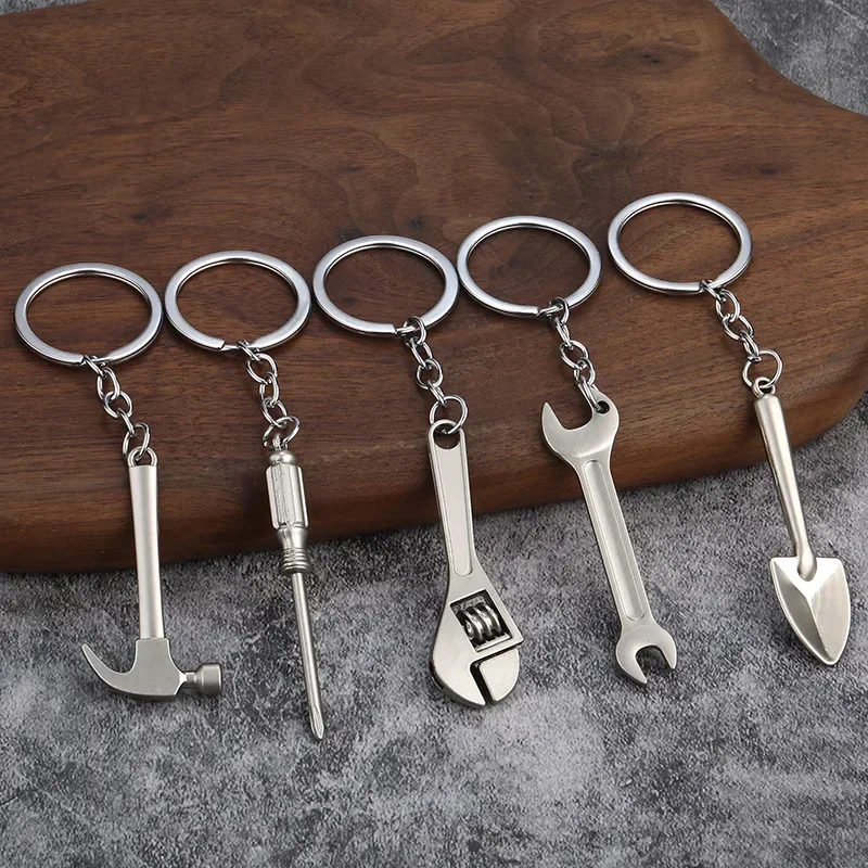 Nové mini malé otváracie mobilné aktivity Kľúč Keychain Charm Men's Key Ring Tool Kľúč Kľúčový reťazec Najlepšie darčekové šperky