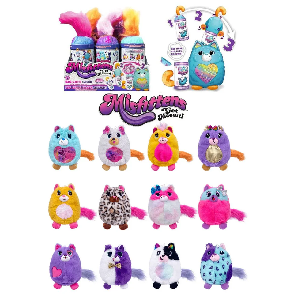 Nové missfittens Cat prekvapenie hračky kawaii anime plné domácich miláčikov zberateľné plyšy hračky pre deti narodeniny darčeky vianočné plyn
