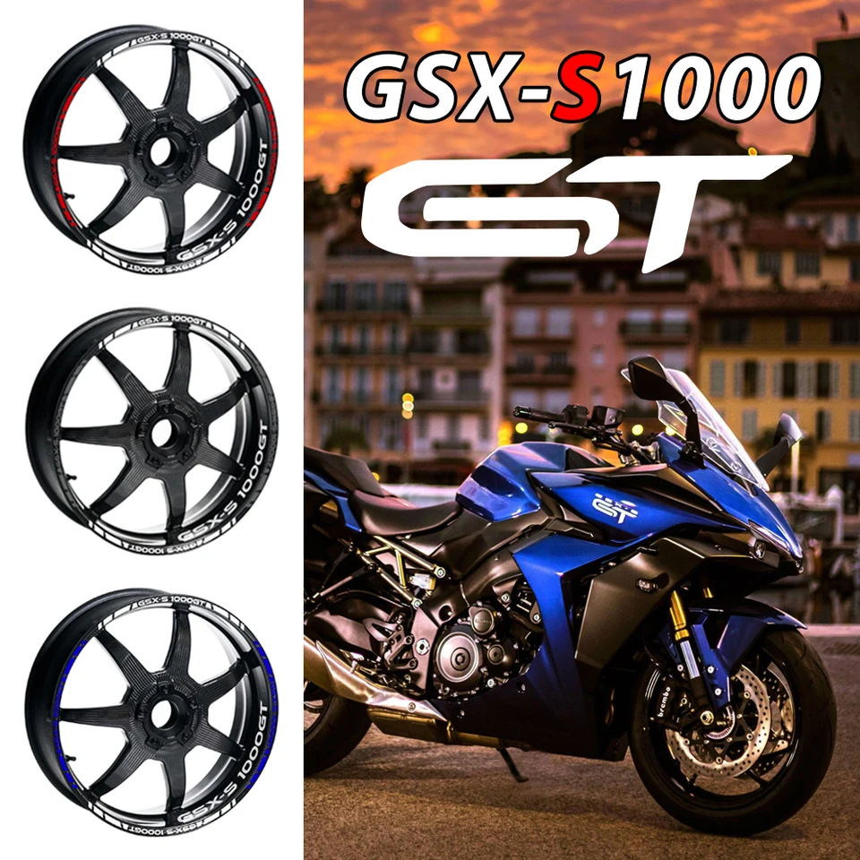 Nové motocyklové príslušenstvo Osobná osobnosť kolesa Pneumatika Pneumatika Z nátkok Znak REFLESTICKÁ STACKER PRE SUZUKI GSX-S1000GT GSX S1000 GT