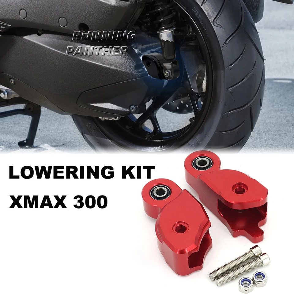 Nové motocyklové príslušenstvo Zadná súprava Zadná súprava Znížená súprava Znížená znížte 30 mm pre Yamaha X-Max 300 X-MAX300 XMAX 300 XMAX300