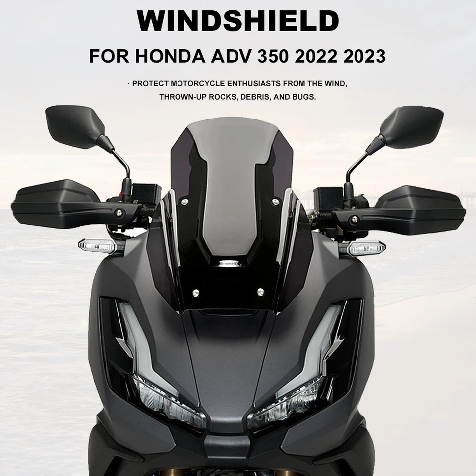 Nové motocyklové príslušenstvo čelné sklo čelné sklo vetra deflektora Spoater Protector Nový pre Honda Adv350 Adv 350 2022 2023 ADV-350