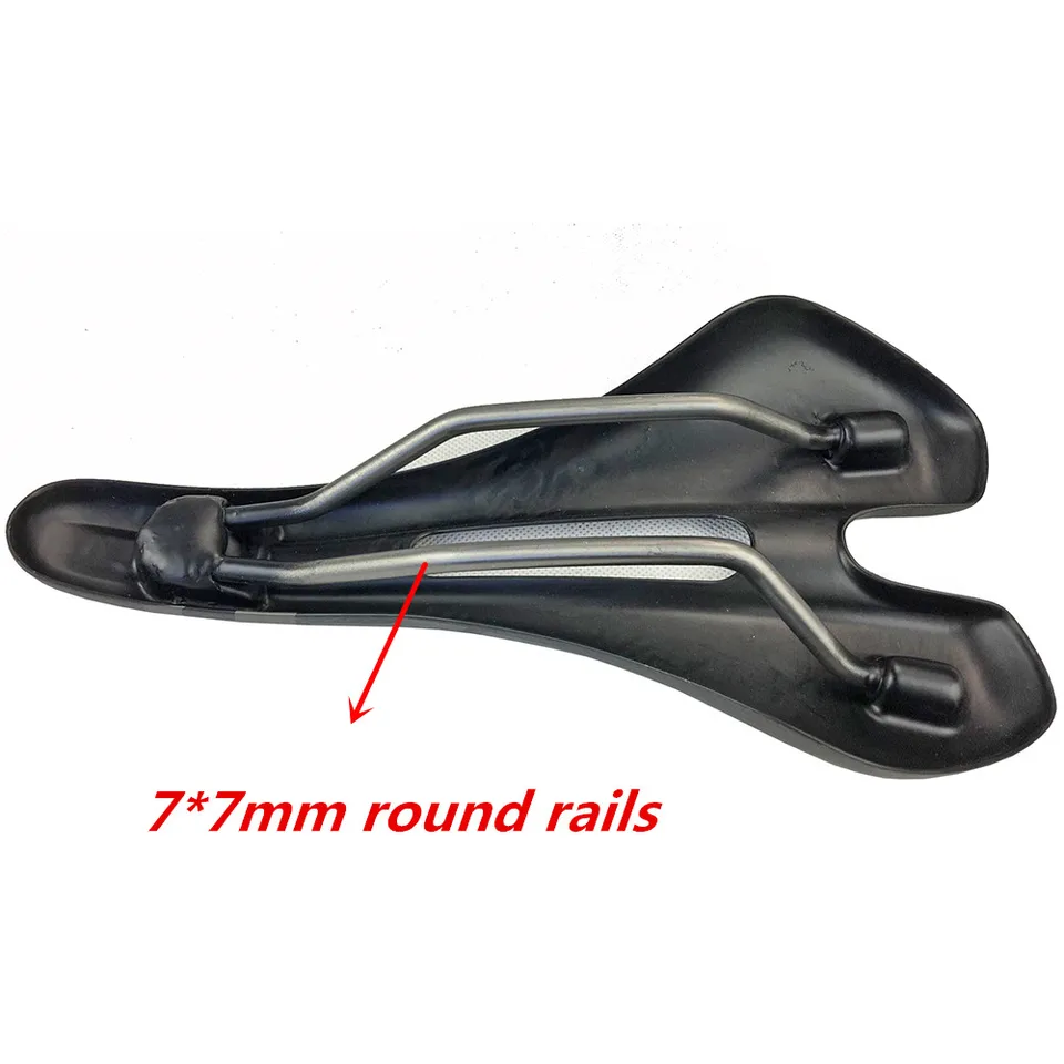 Nové MTB Carbon Saddle plné kožené kožené cyklistické cyklistické vysoko kvalitné bicykle Časti sedlové bicykle Road Titanium Saddle Rail
