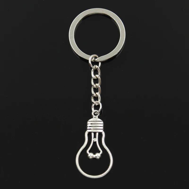Nové módne kľúče 19x35 mm Svietiteľské prívesky DIY Men Jewelry Car Key Chain Ring Držiteľ Suvenír pre darček