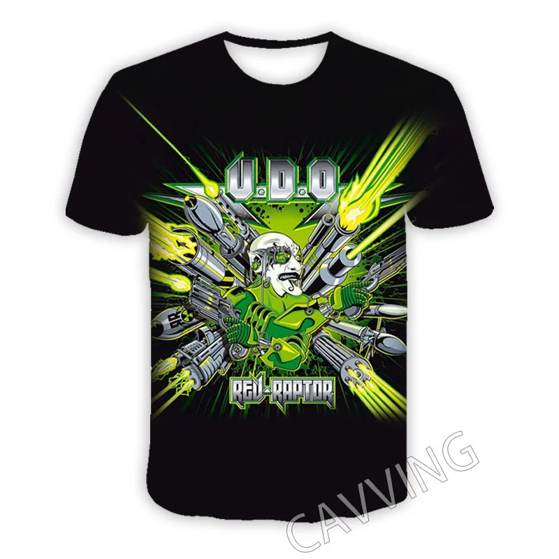 Nové módy Ženy/pánska 3D tlač Udo Dirkschneider Rock Casual Tričká Hip Hop Tshirts Harajuku Styles Tops Tops Clothing T01