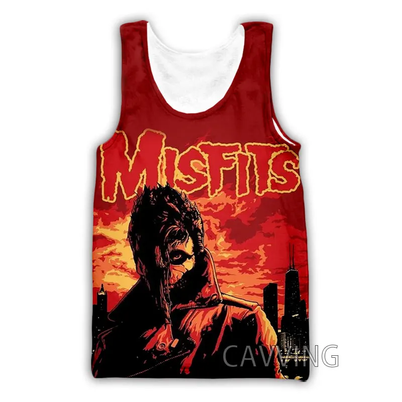 Nové módy Ženy/pánska 3D výtlačok The Misfits Touch Tops Harajuku Vesta Summer Undershirt Streetwear H02