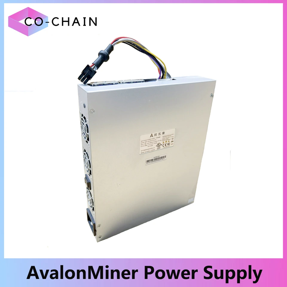 Nové napájacie napájanie Avalon 3300W Avalon PSU pre ASIC Miner Machine Avalon 1246 1066 1066Pro, A1126 A1146 A1166Pro Bitcoin Miner PSU