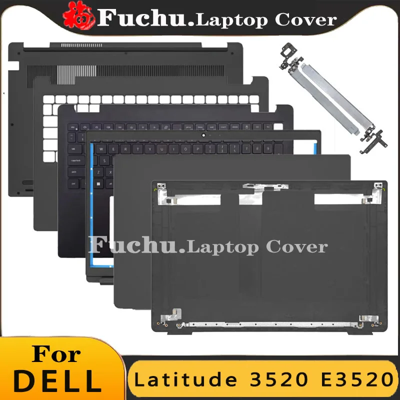 Nové notebooky pre Dell Latitude 15 3520 E3520 LAPTOP SCREE LCD zadný kryt predného rámu Závesy Palmrest horný puzdro na spodný puzdro