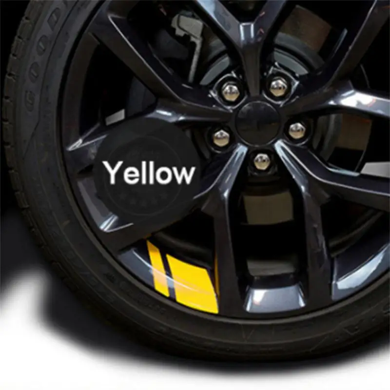 Nové nálepky na nálepku automobilov Reflexné obtisky náboja kolesa pre Dodge Chrysler Jeep Dakota Durango Charger 300 Aspen Grand Cherokee