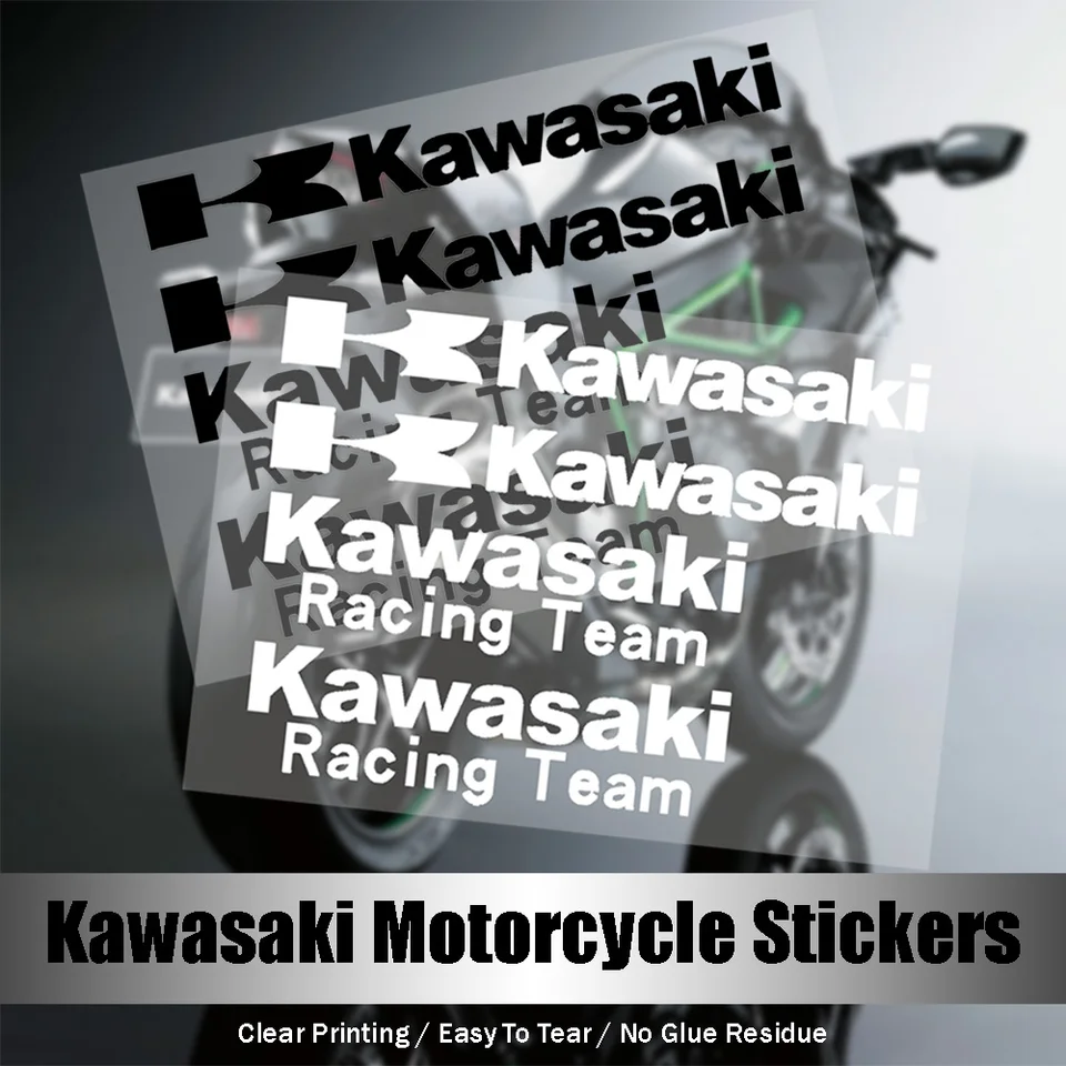 Nové nálepky na reflexné nálepky Kawasaki ninja laserové laserové obtisky pretekárska prilba poštovú schránku nepremokavé dekoratívne nálepky
