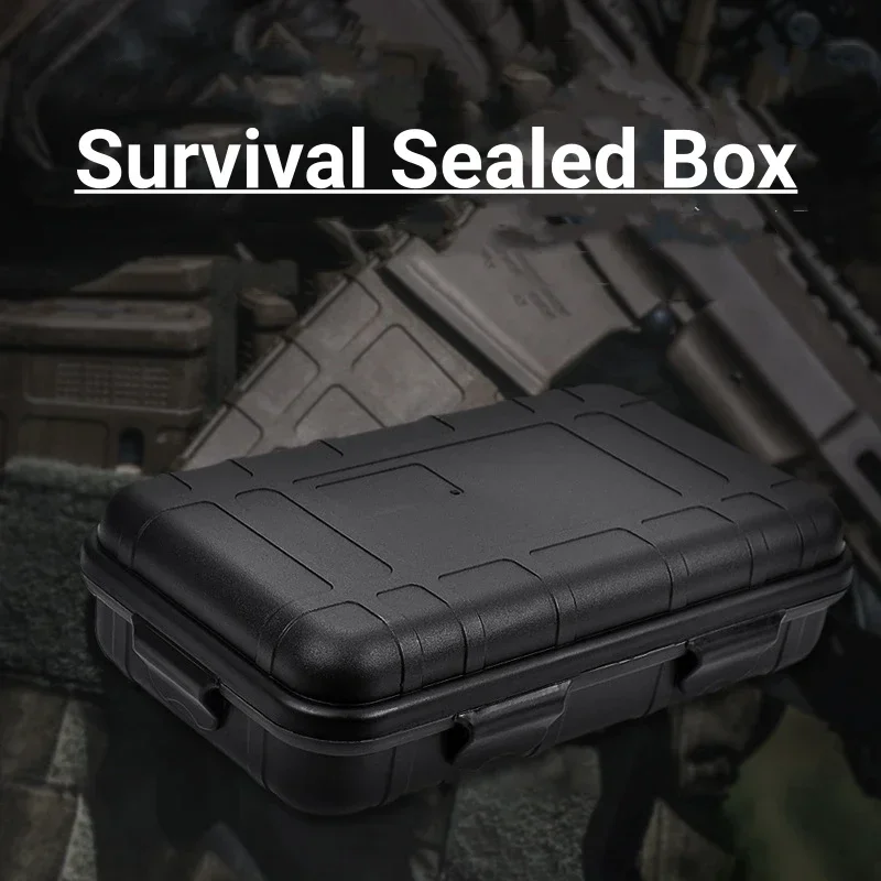 Nové nástroje EDC Outdoor Survival Kit krabica zapečatená nárazová nepremokavá krabica divoké prežitie Skladovacia škatuľa prenosné prenosné náradie