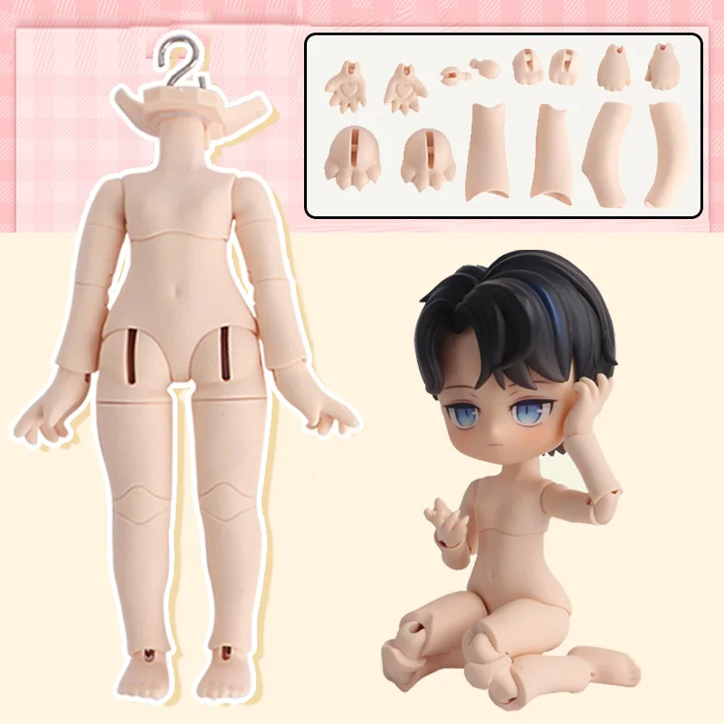 Nové OB11 1/12BJD Body Animal Body Cat Bear Body pre penny, GSC Clay Head, Kĺbové telo Eplacement Ručné príslušenstvo Hray