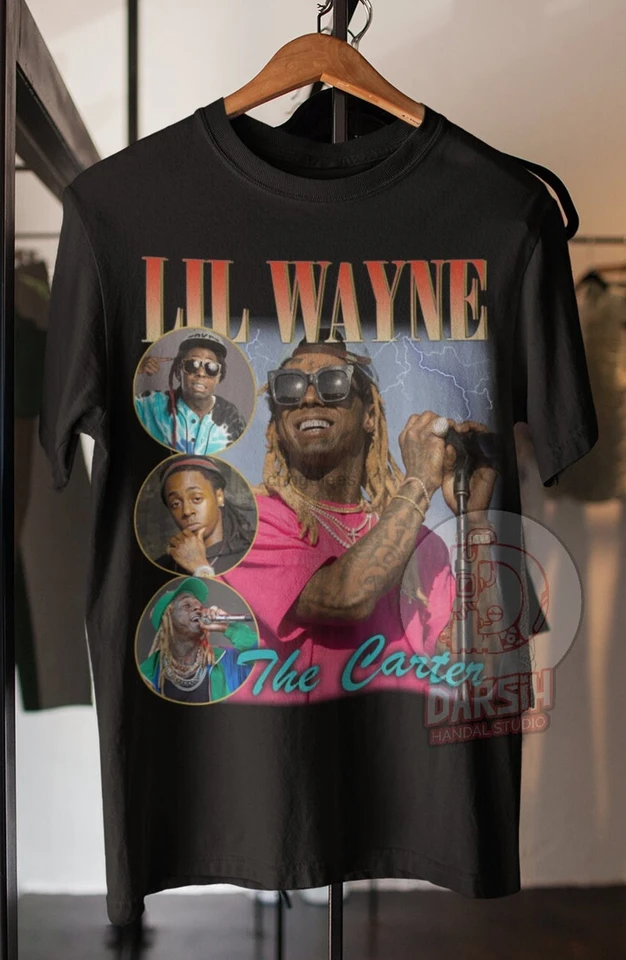Nové obmedzené a čerstvé Lil Wayne košele Lil Wayne košeľa vintage dizajnový štýl košeľa skvelý darček pre fanúšikov manželka a husb