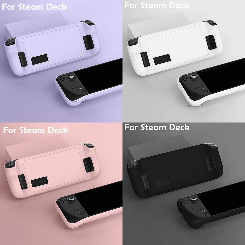 Nové ochranné puzdro pre parnú palubu Game Console Silikone Steam Host Anti-Fall Silikone Ochranné príslušenstvo