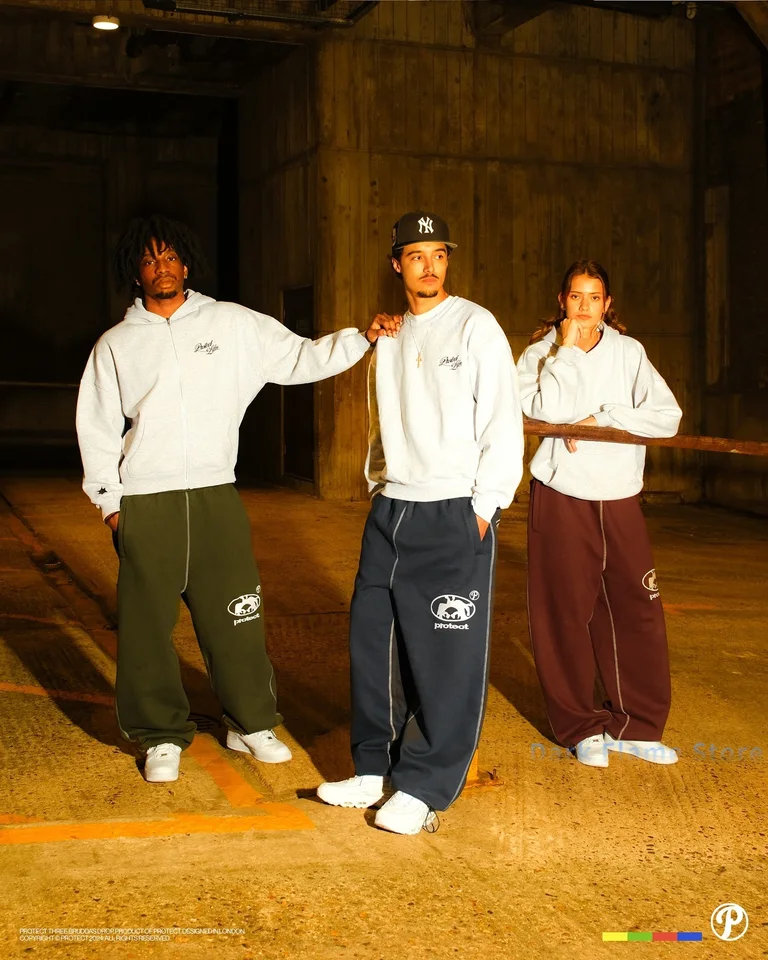 Nové ochranné série Príležitostné nohavice CARGO STREETWEAR ROGGERS MEN Y2K HARAJUKU Pracovné nohavice Muž Americký retro štýl Men