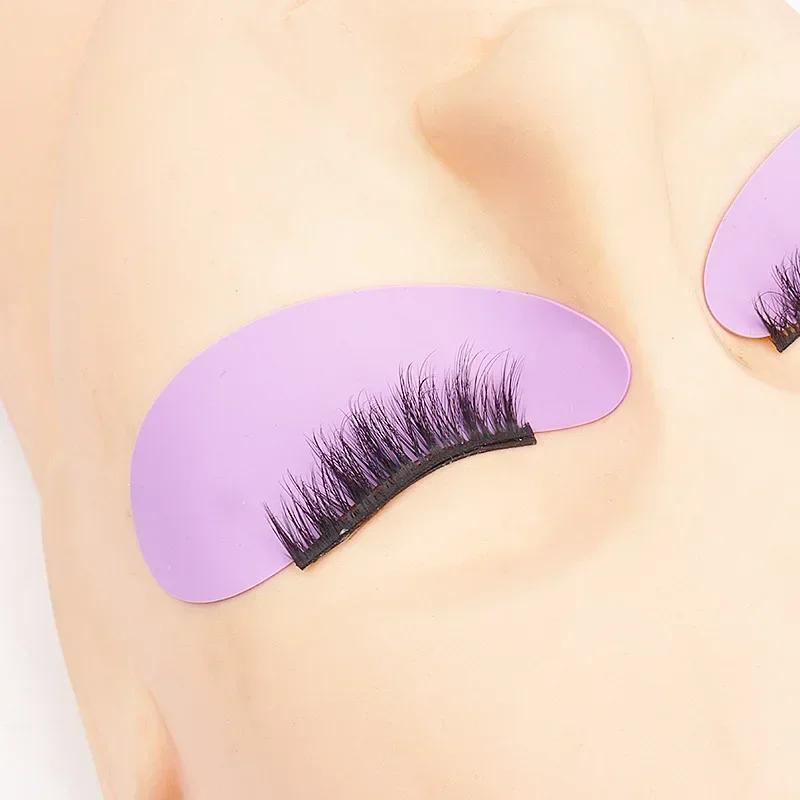 Nové opakovane použiteľné 1Pairské očné doštičky Silikónový pruh Lash Lift Lift Retension Hydrogélové náplasti pod očnými gélovými náradiami náradia