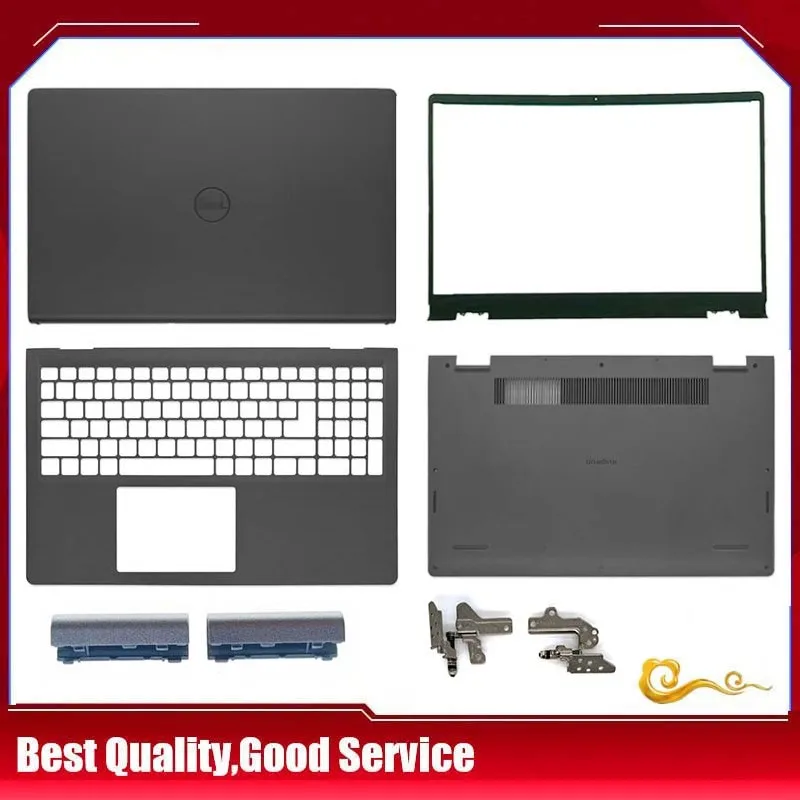 Nové /org pre Dell Vostro 15 3510 3520 3525 Inspiron 3511 3515 LCD zadný kryt /predný rám /horný kryt /spodný puzdro /pánty, čierna