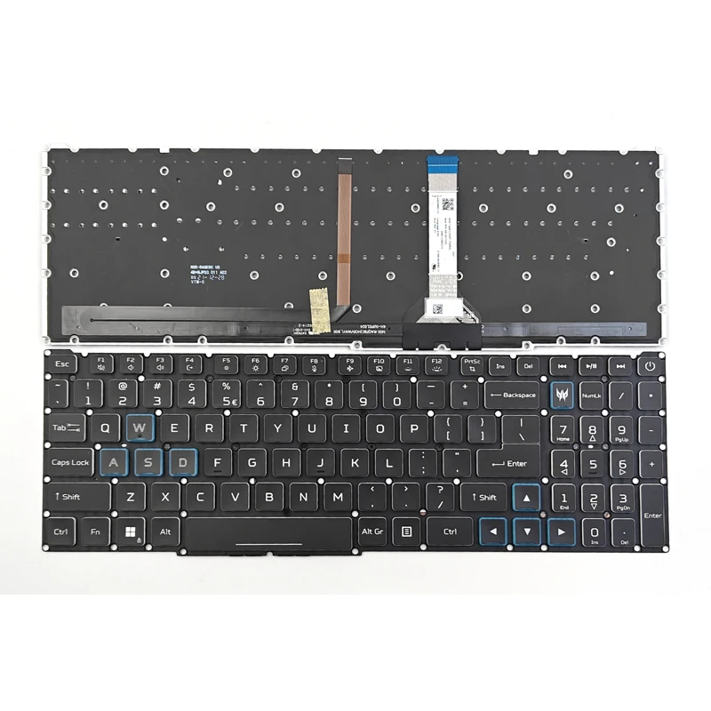 Nové pre Acer Predator Helios 300 PH315-54 PH315-55 PH317-55 PH317-56 Series Series Klávesnica US Buldlit