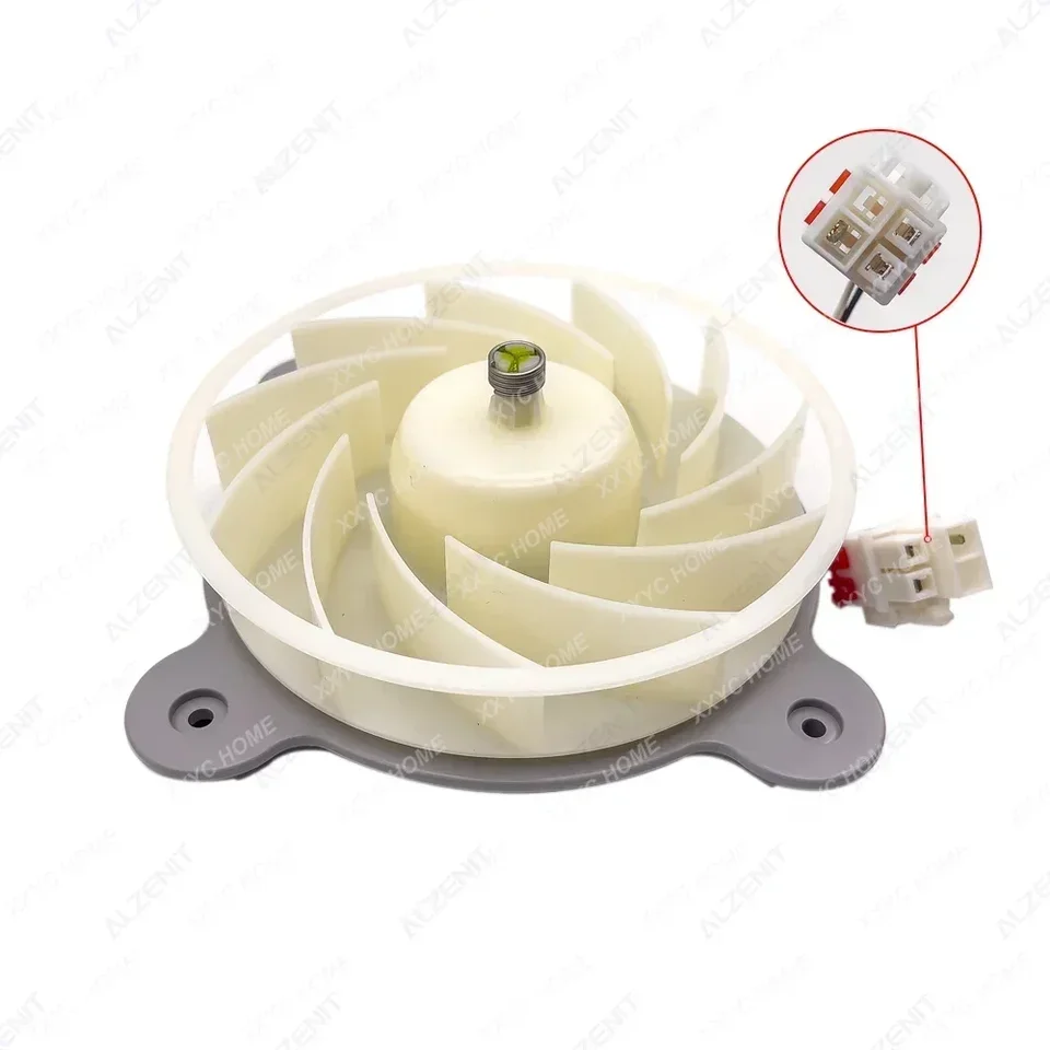 Nové pre chladiaci ventilátor chladiča Samsung DA31-00287B DA31-00334C DA31-00305A DC12V 2,5W STRÁNKA FRIDGE RADIATOR