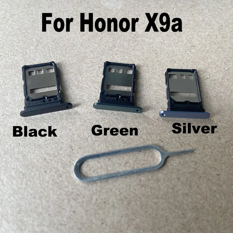 Nové pre Huawei Honor X9A SIM SIM Card Tray Slot Držiteľ držiaka Socket Adapter Connector Opravy Výmena diel