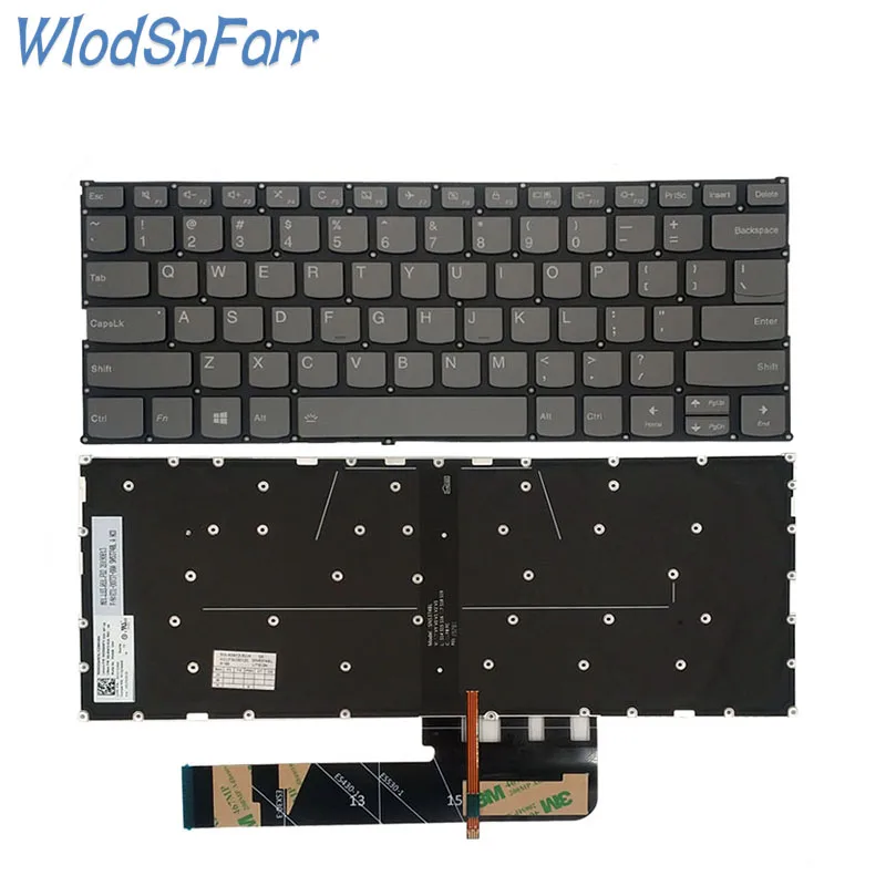 Nové pre Lenovo IdeaPad C340-14 14IWL C740-14 14API Klávesnica US BASSE Pozri obrázok Čierna šedá