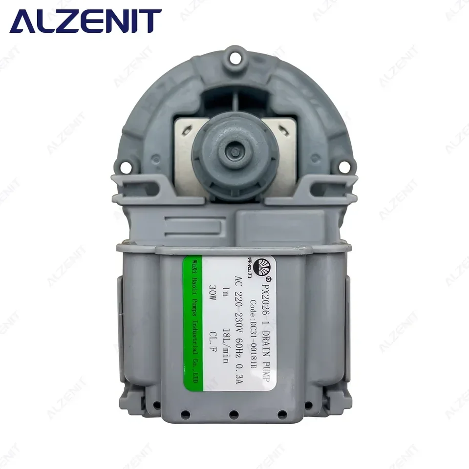 Nové pre odtokové čerpadlo pre práčky Samsung, motor PX2026-1 220-230V 60Hz 30W 18L/min DC31-00181B Dranážové diely podložky
