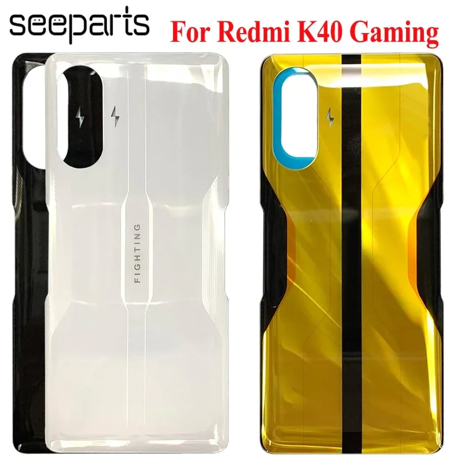 Nové pre Xiaomi Redmi K40 Gaming Zadná batéria Kryt skla Zadné puzdro pre puzdro na dvere pre M2012K10C M2104K10AC zadný zadný kryt