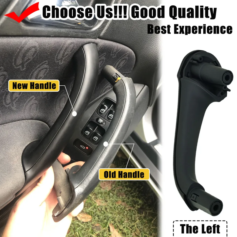 Nové predné zadné zadné zadné zadné pravé Vnútorné vnútorné kryty nosičov Dvere Pull Covery Rukoväte pre Mercedes Benz W203 C-trieda 2038100151