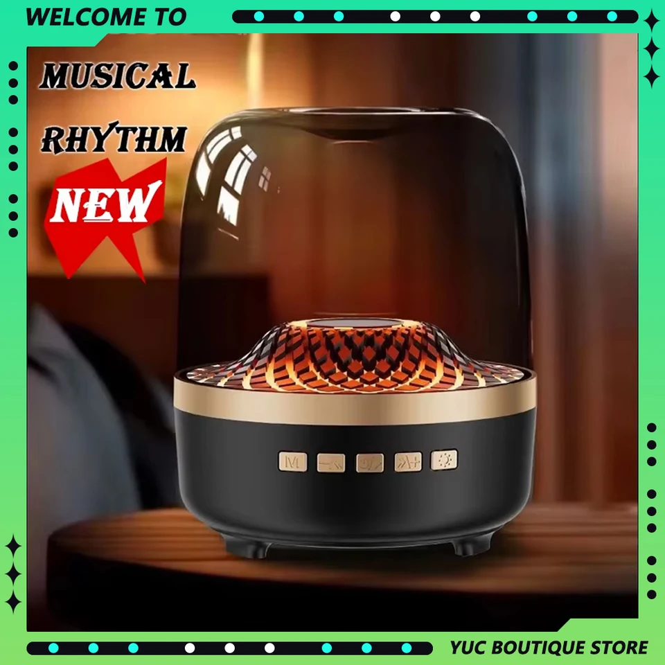 Nové pulzujúce sklo 4 zvukové stereofónne reproduktory Domácnosť Vysoká objem bezdrôtových bezdrôtových reproduktorov Bluetooth Subwoofer reproduktory Office Desktop Darček