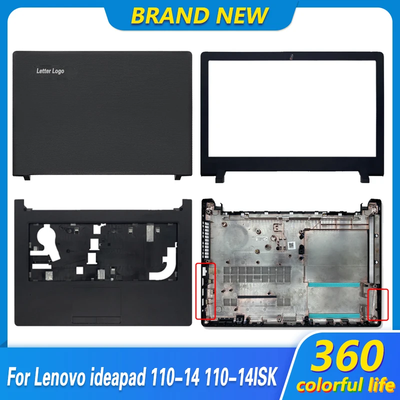 Nové puzdro pre notebook pre Lenovo IdeaPad 110-14 110-14isk Tianyi 310-14ISK LCD zadný kryt predného rámu Palmrest horný spodný puzdro Lowe Lowe