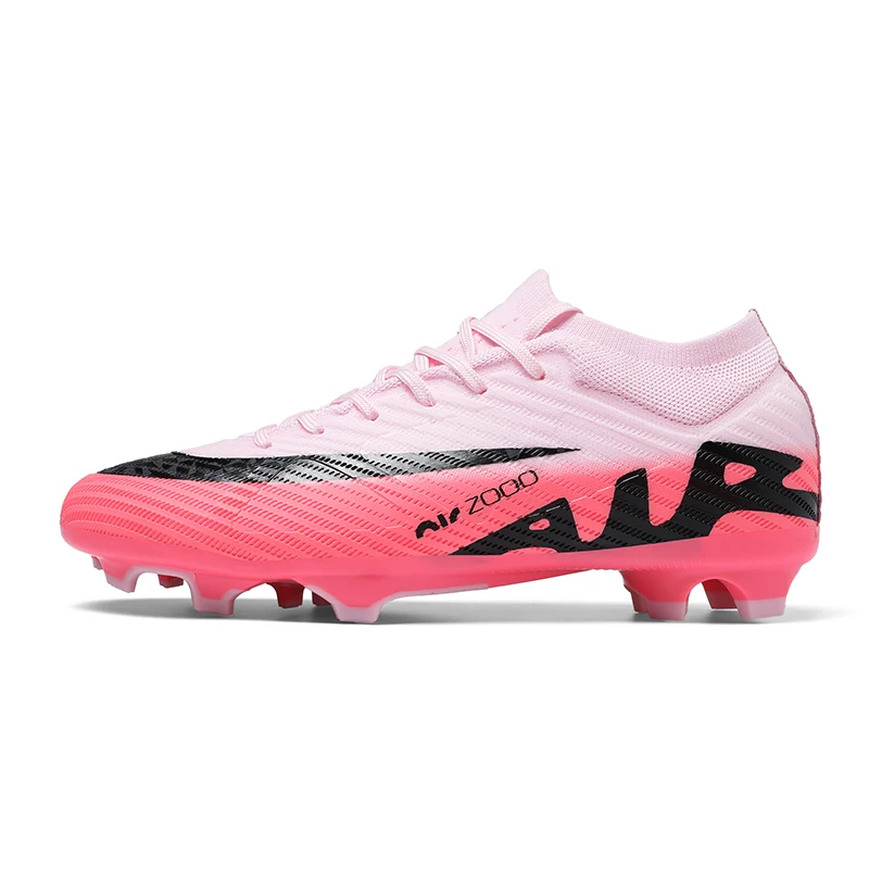 Nové pánske futbalové topánky Soft TF/FG topánky Priedušné nekĺzavé tenisky na trávu Cleats Outdoor High Top Sport Cotuwear
